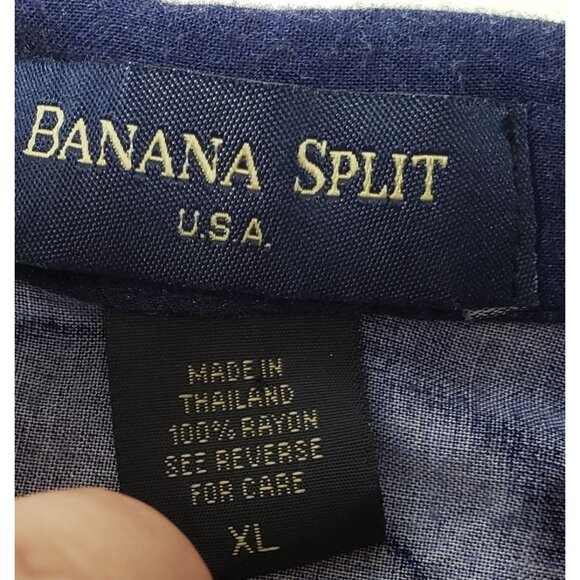 Banana Split Men's Short Sleeve Hawaiian Shirt Sz XL EXCELLENT CONDITION!!! - Picture 5 of 6